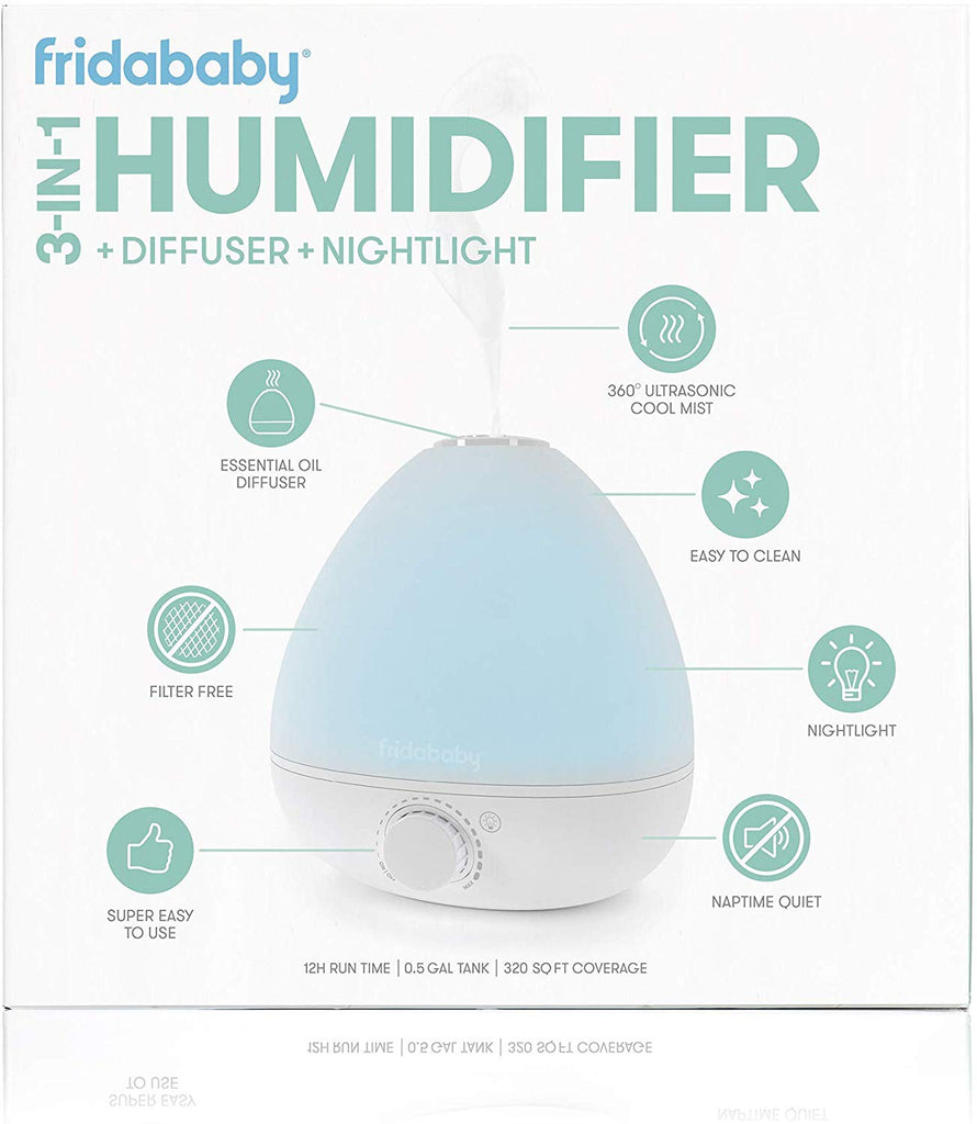 fridababy breathefrida 3-in-1 humidifer diffuser nightlight