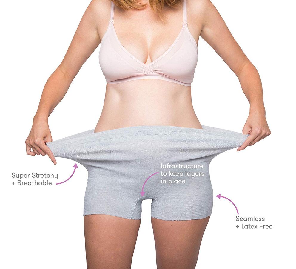 fridamom disposable postpartum underwear boyshorts