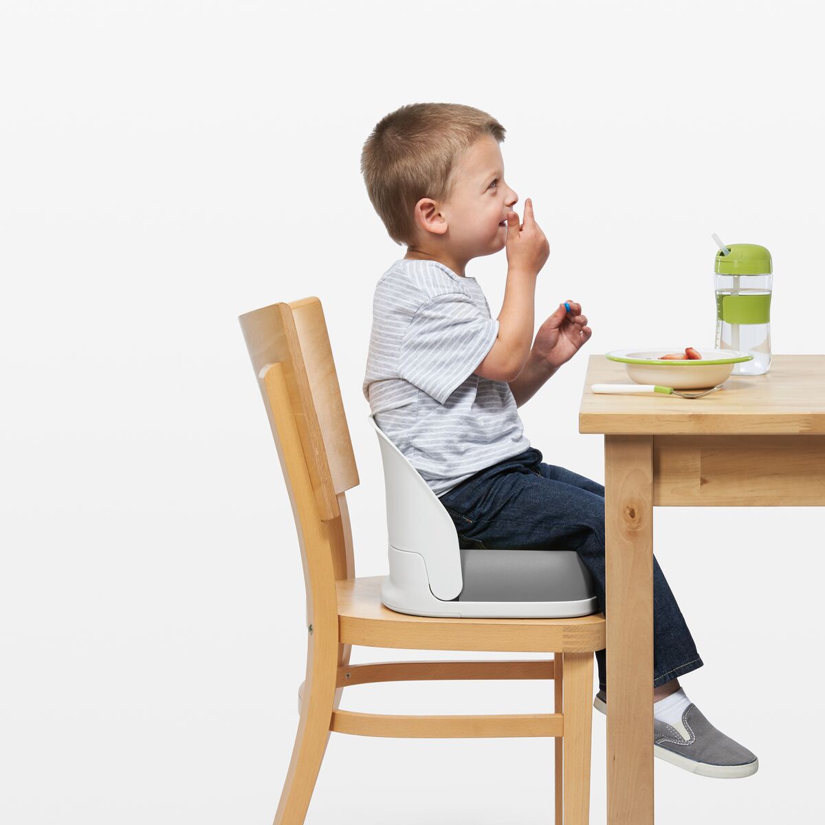 oxo tot perch booster seat grey portable