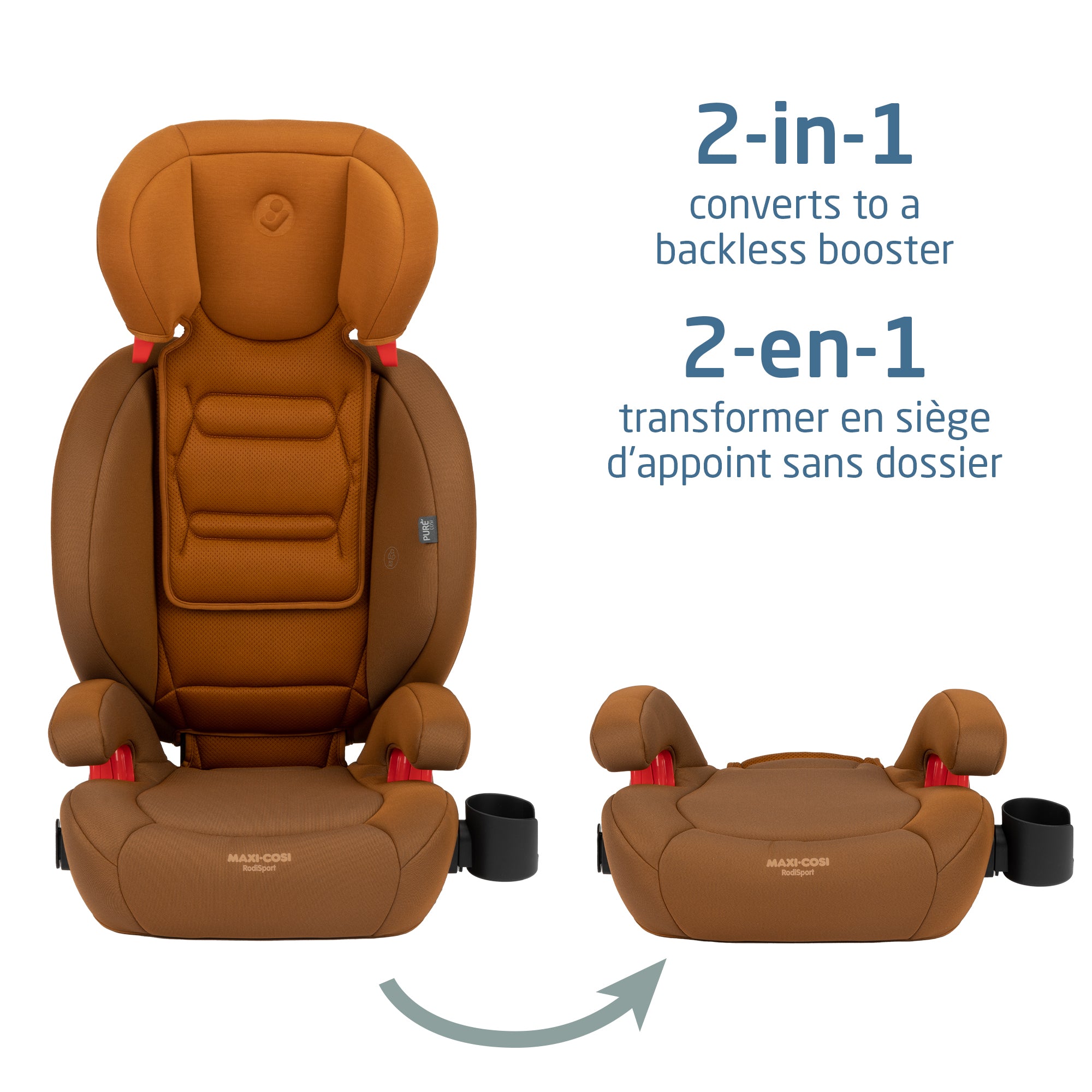 maxi cosi cognac Maxi Cosi RodiSport 2-in-1 Booster Seat