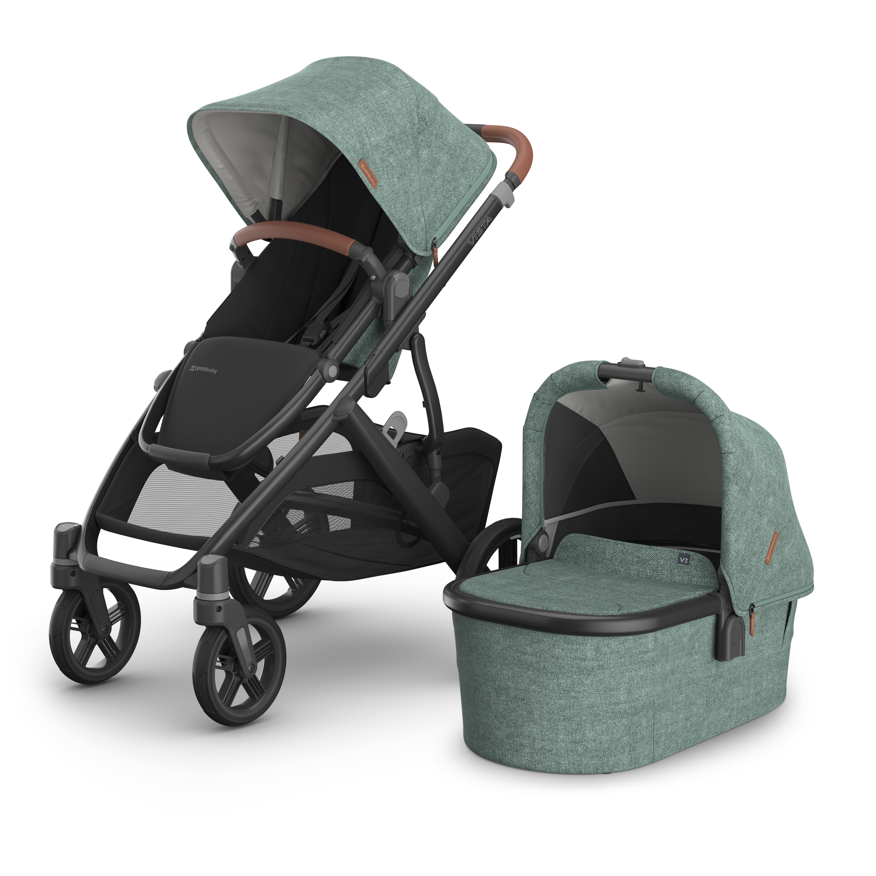 uppababy vista bassinet lenght and width Uppababy Vista V3 with Bassinet V3