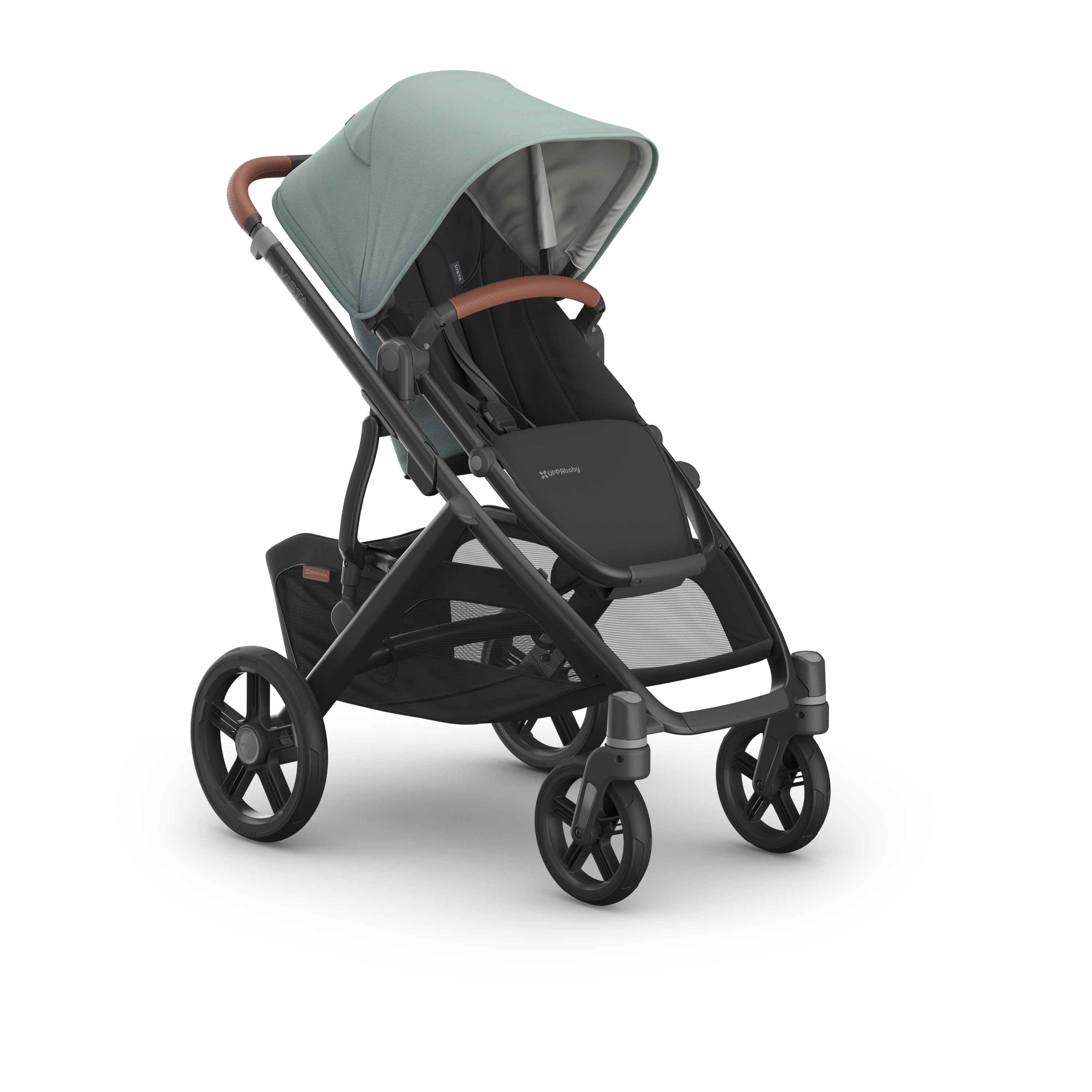 Uppababy Vista V3 Stroller - Kenzi (Mystic Aqua/Carbon Frame