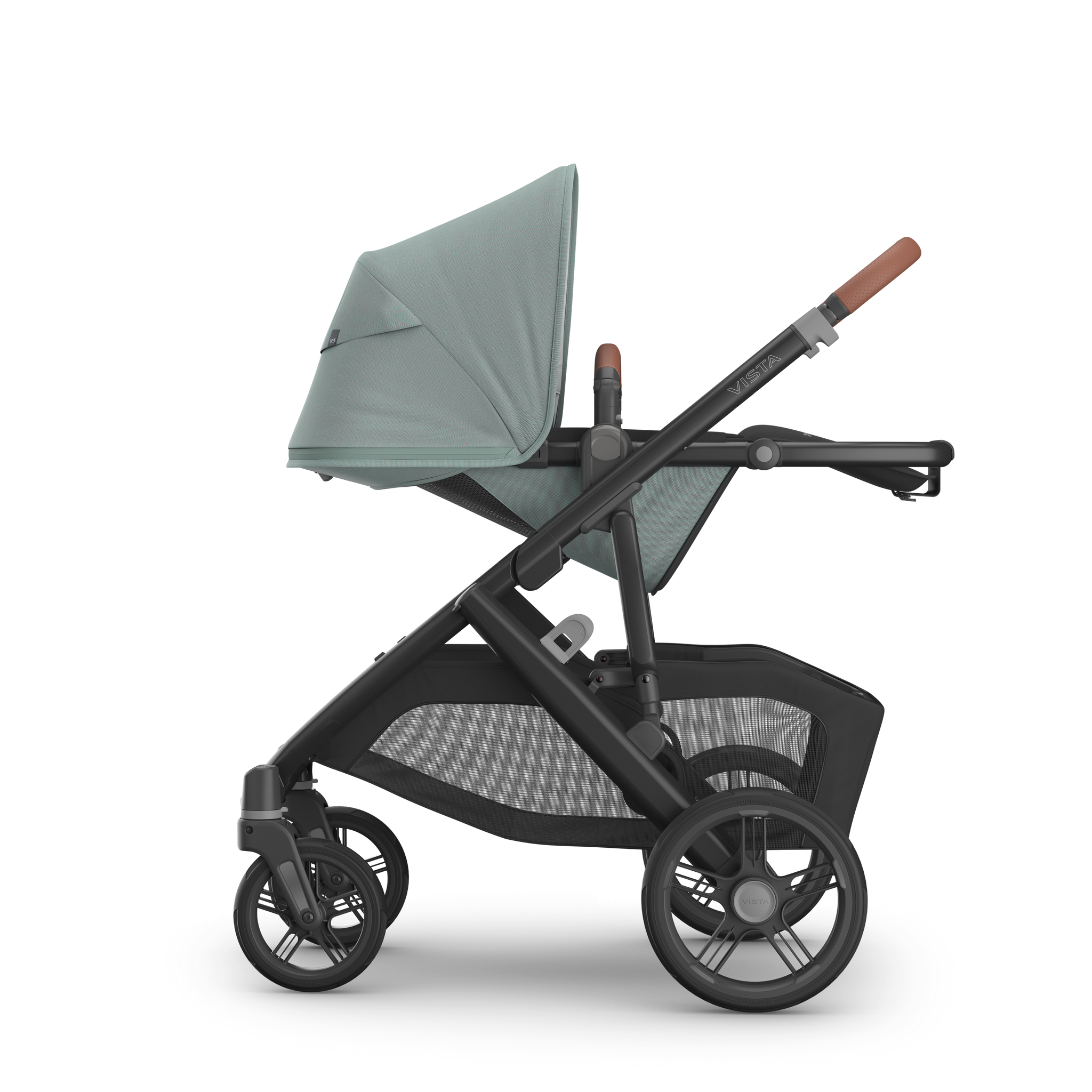 Uppababy Vista V3 Stroller - Kenzi (Mystic Aqua/Carbon Frame