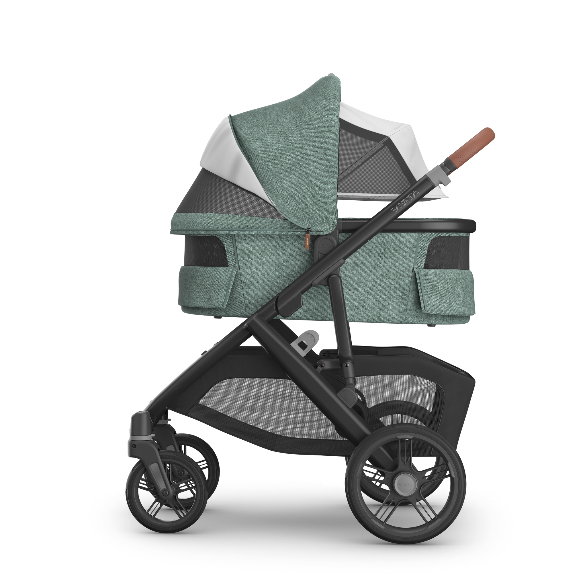 green melange uppababy Uppababy Vista V3 with Bassinet V3