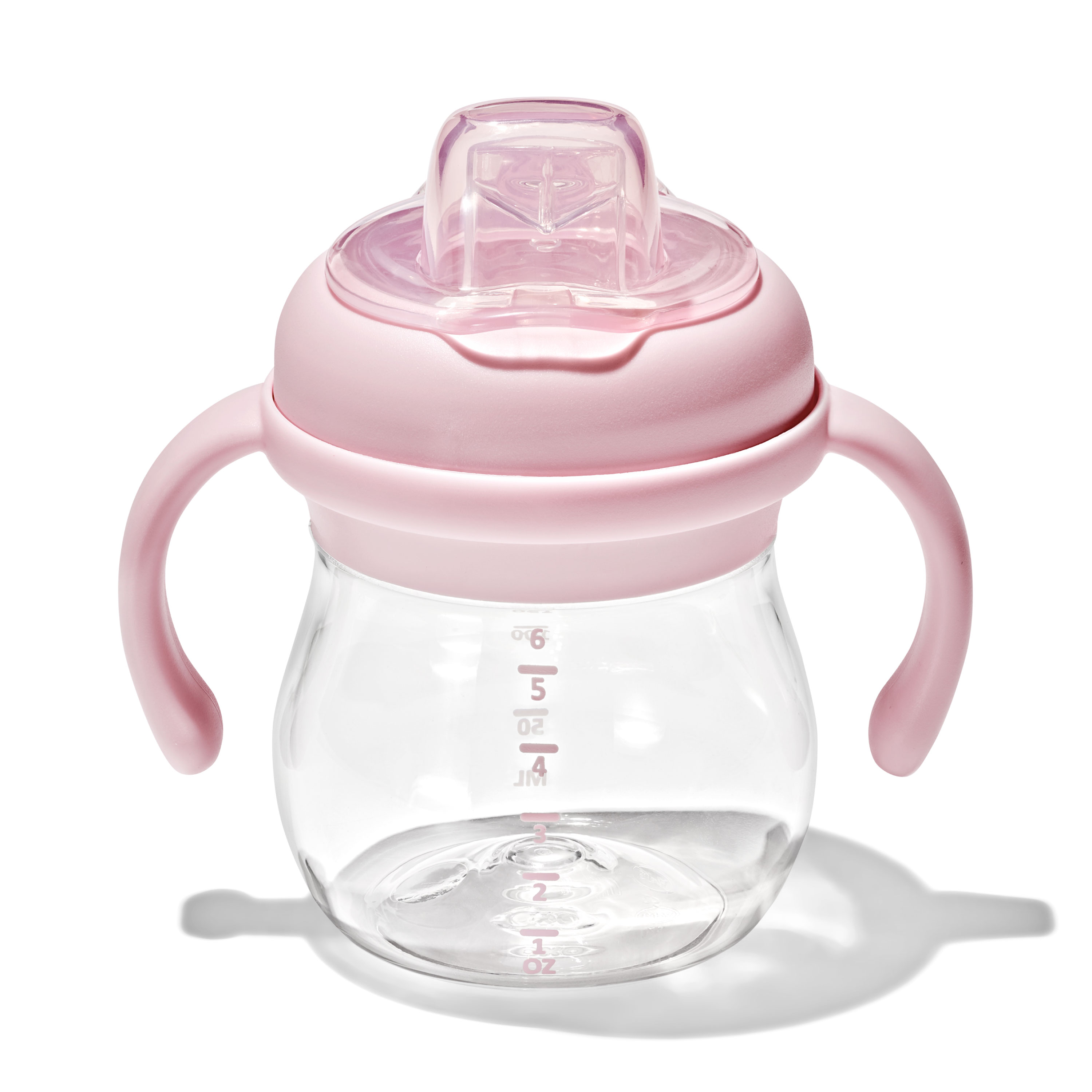 OXO Tot Transitions Soft Sippy Spout Cup with Removable Handles (6