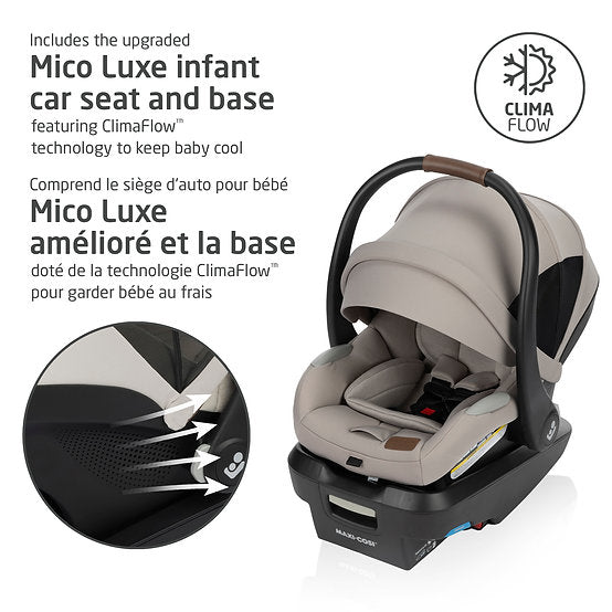 maxi cosi zelia travel system tan Maxi Cosi Zelia Luxe 5-in-1 Modular Travel System