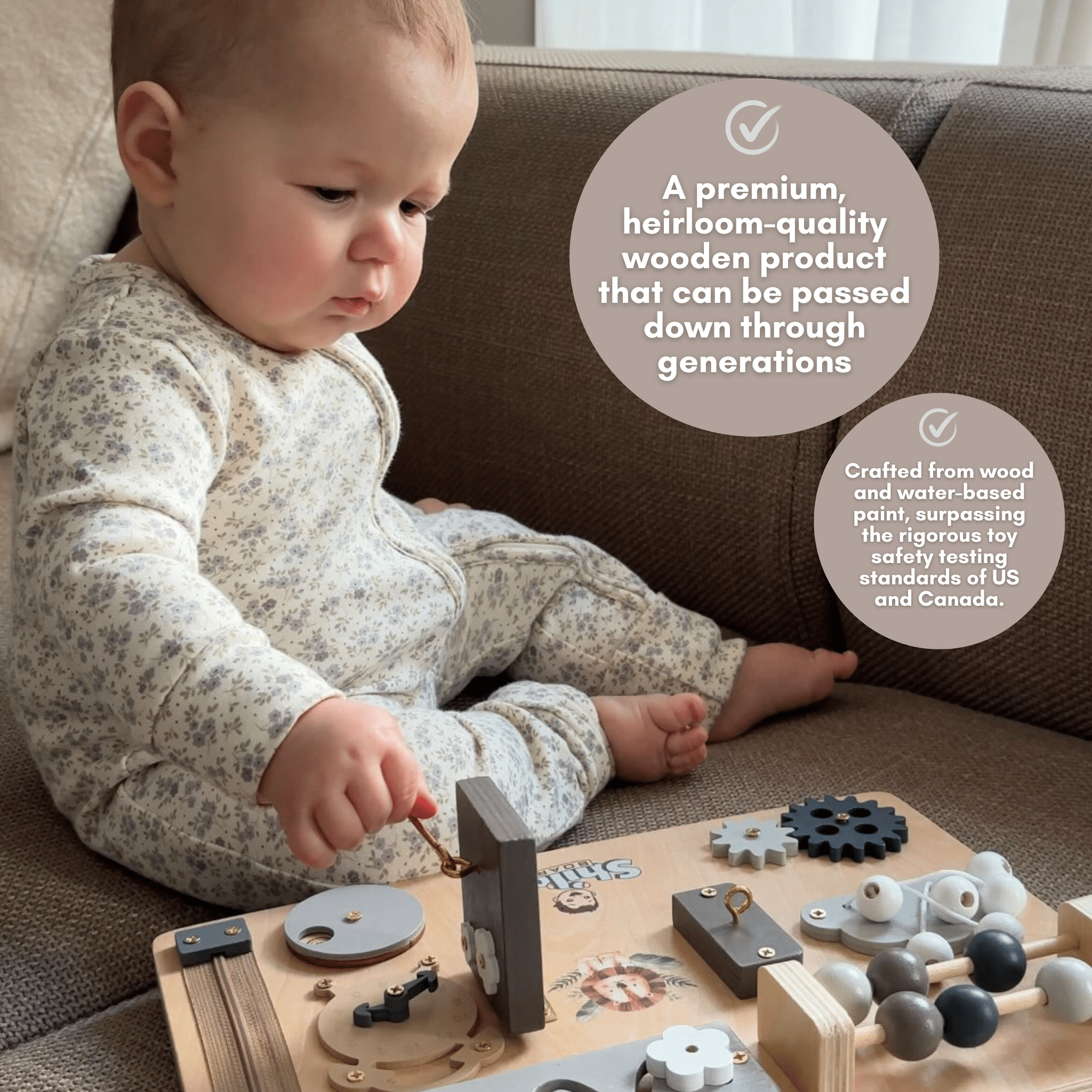 Shiloh Boards Busy Board Love Me Do Baby Maternity