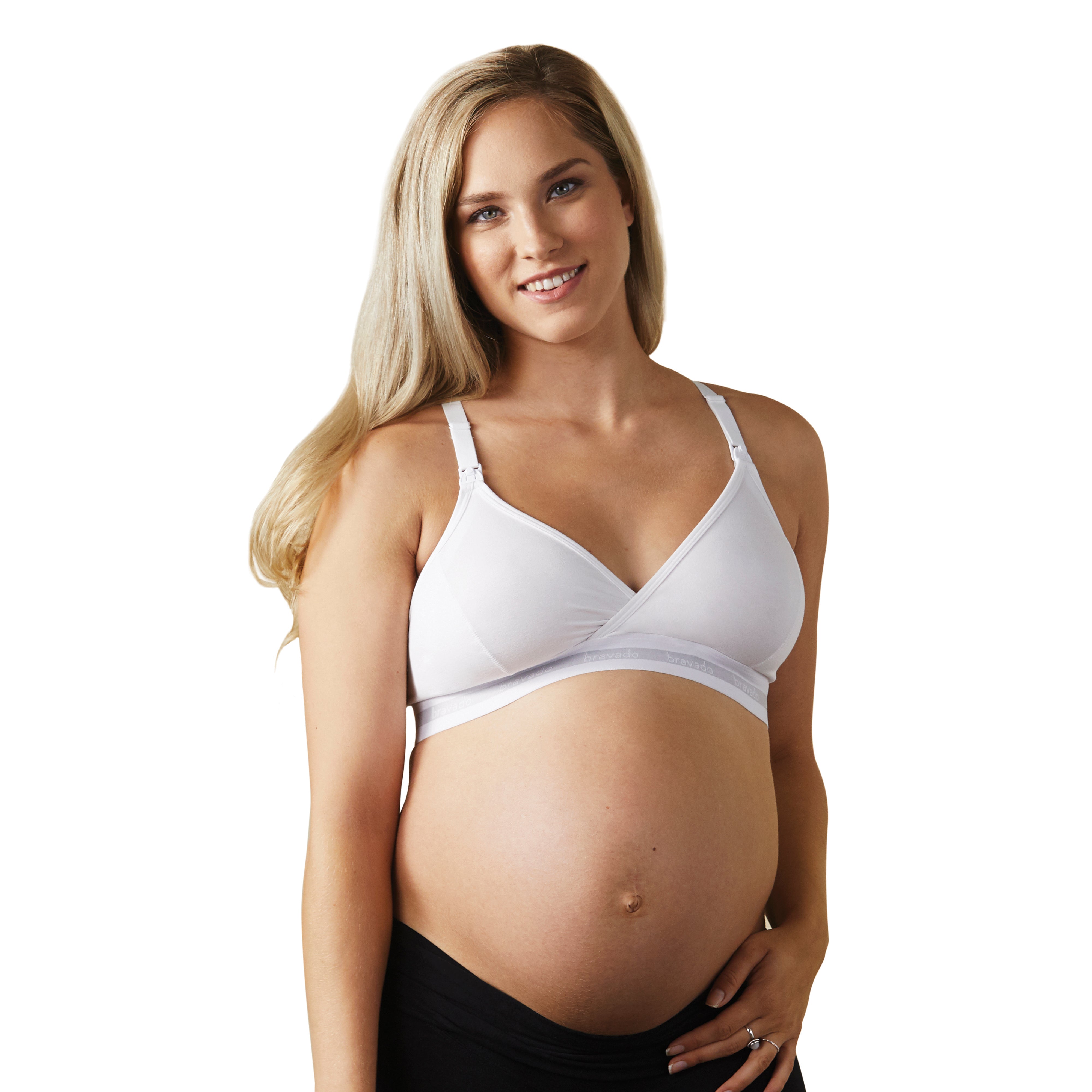 Medela Comfy Maternity-Nursing Bra - White (3 Sizes)