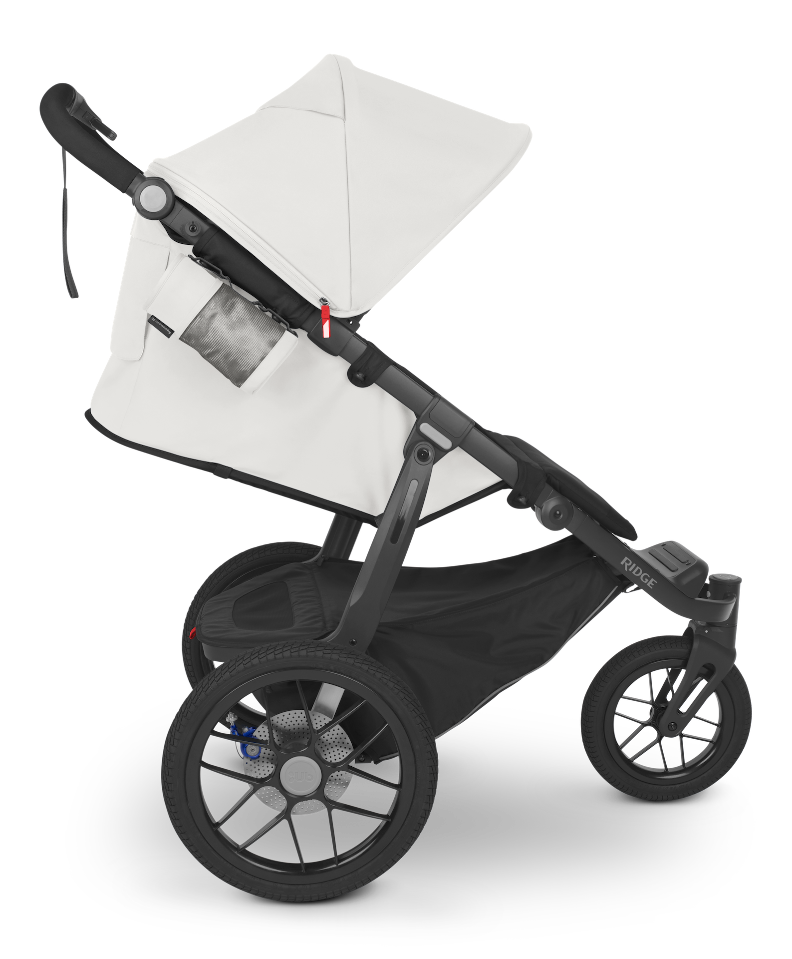 UPPAbaby RIDGE All Terrain Stroller BRYCE White Carbon Love