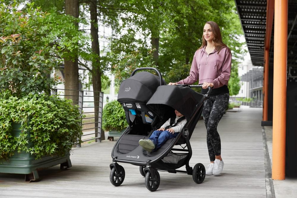 Baby Jogger City Mini GT2 Double Stroller Jet Love Me Do Baby Maternity