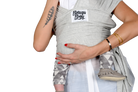 beluga baby baby wrap carrier the rachel light heather grey