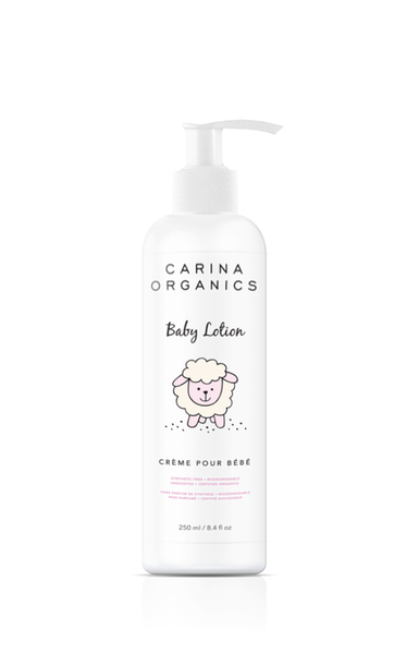carina organics baby lotion extra gentle