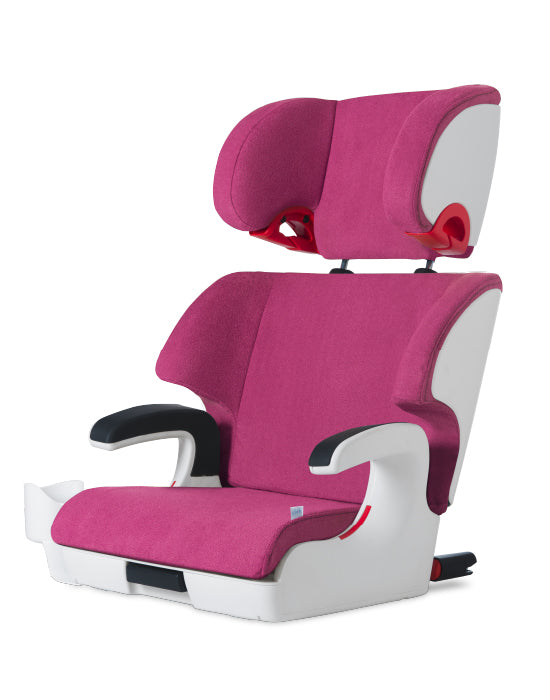 clek oobr high back booster seat snowberry