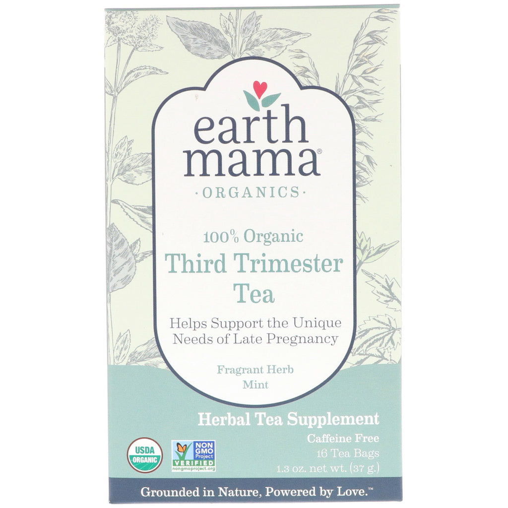 earth mama organics third trimester tea