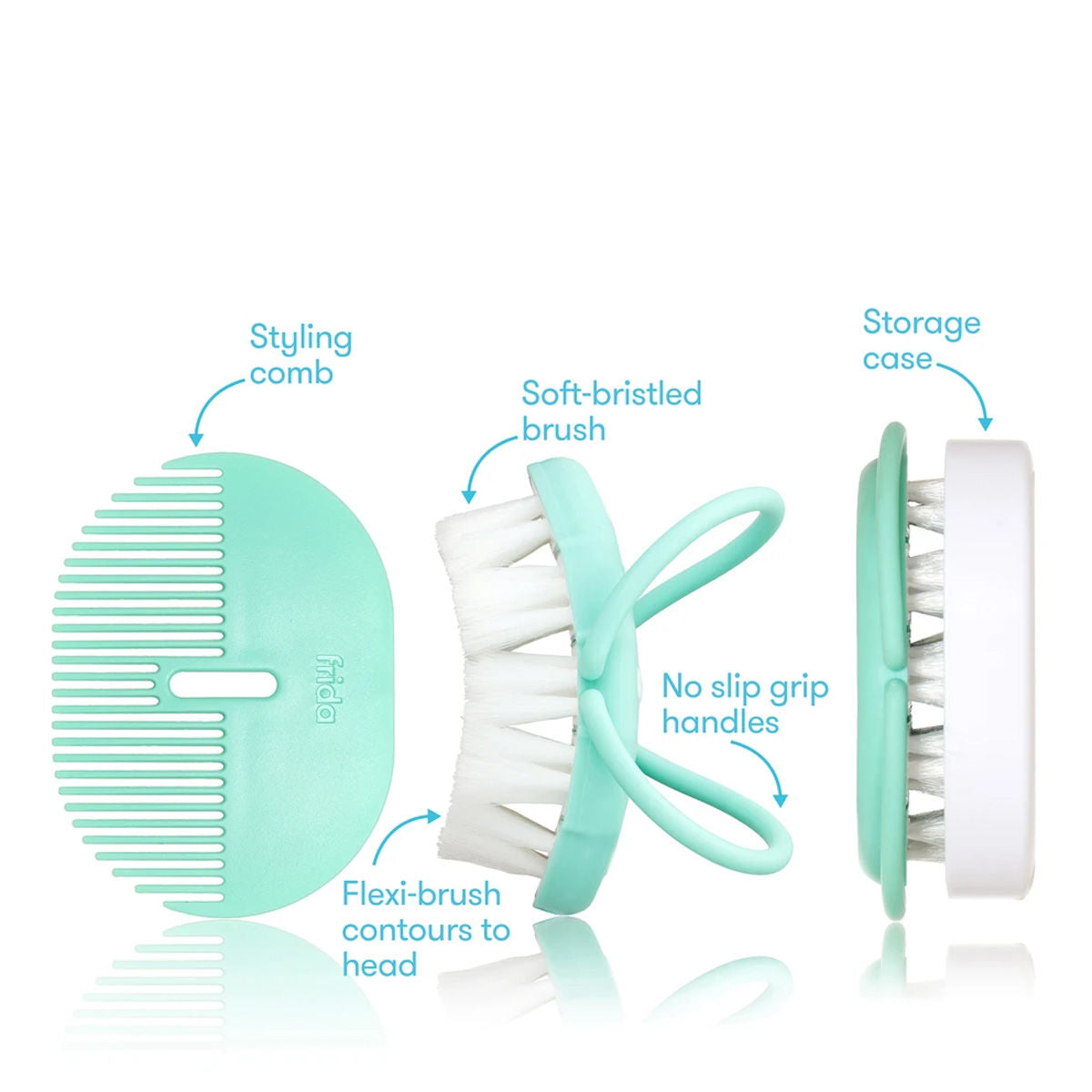 fridababy hairbrush and comb set