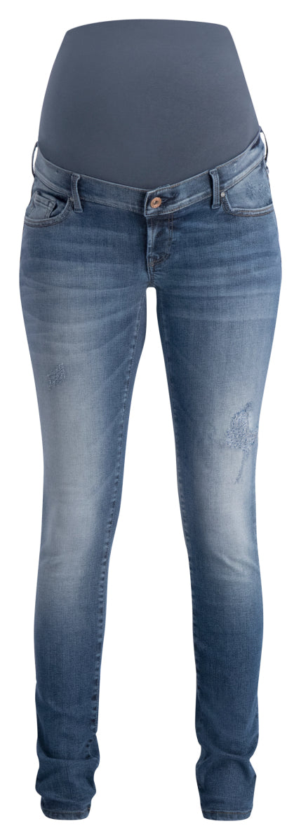 noppies avi maternity skinny jeans tinted blue