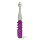 radius totz plus kids toothbrush cool grey amethyst purple grip