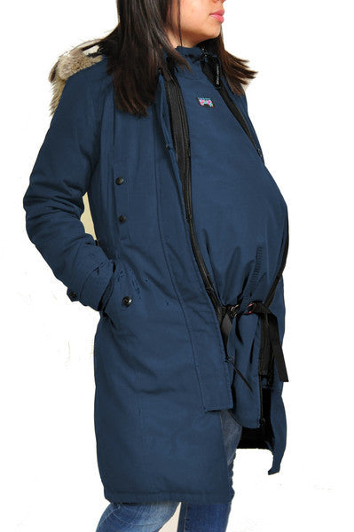 bridge the bump coat panel maternity babywearing