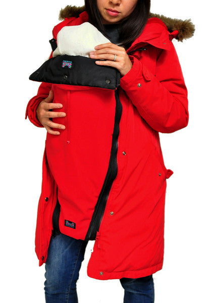 bridge the bump coat panel maternity babywearing