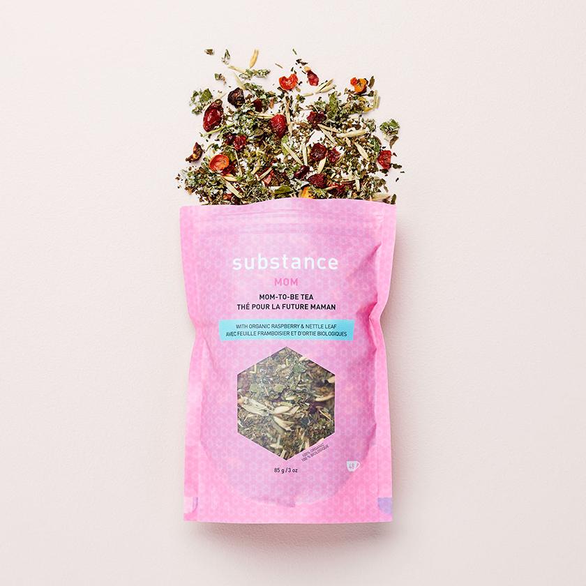 substance mom to be tea