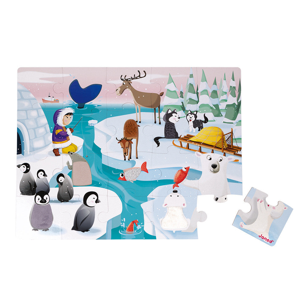 janod life on ice tactile puzzle