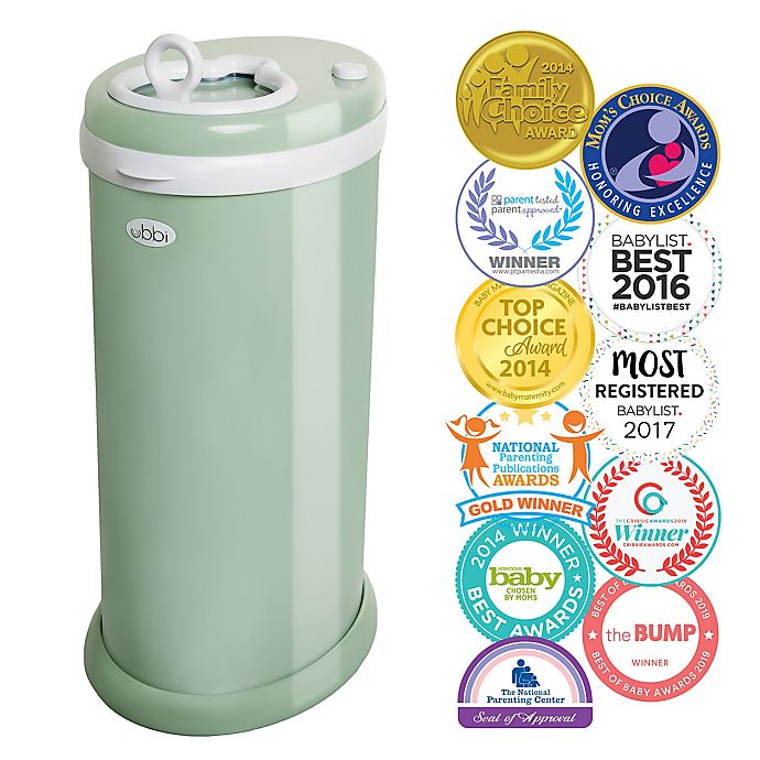 ubbi stainless steel diaper pail awards